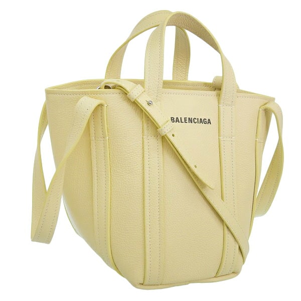 バレンシアガ バッグ レディース 2WAY トートバッグ ショルダーバッグ アウトレット レザー イエロー 67279315YUN9460 BALENCIAGA