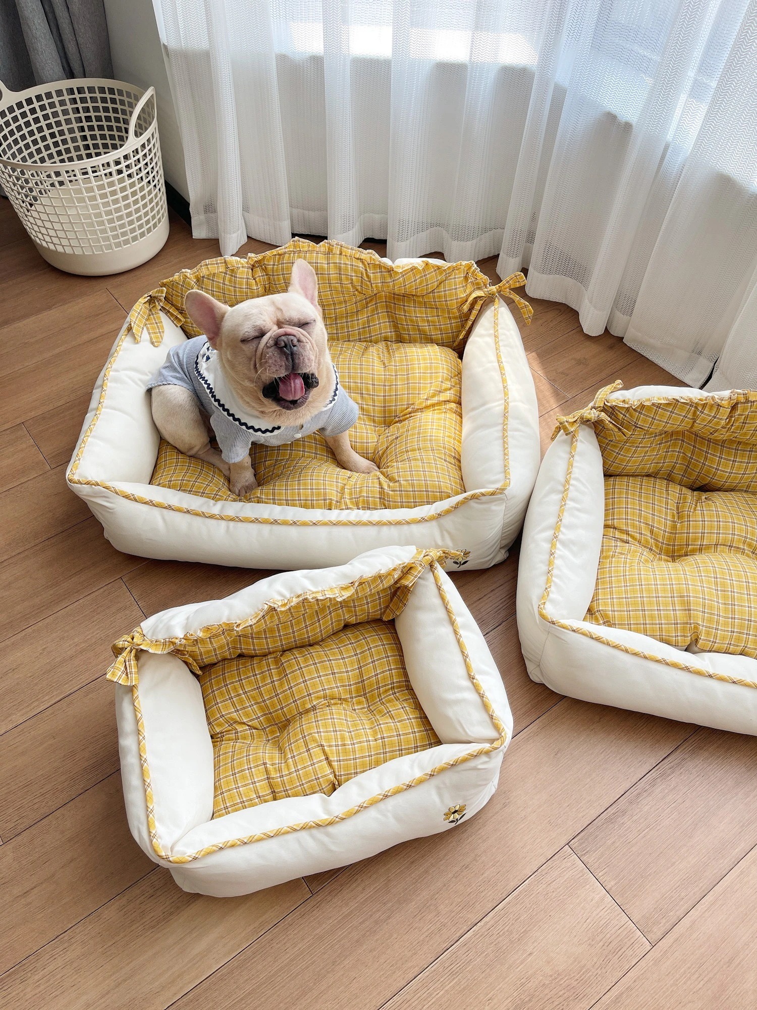 ペットベッド 犬 猫 ベッド クッション キャットハウス 可愛い 中型犬 子犬用 成犬用 おしゃれ 寝床 寝具 ふわふわ 暖かい 防寒対策 四適用