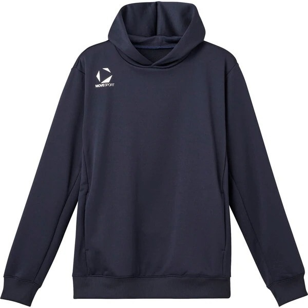 MOVESPORT ムーブスポーツ スポーツウエア フーデッドスウェット ネイビー XO ST5SSWT0M NV00