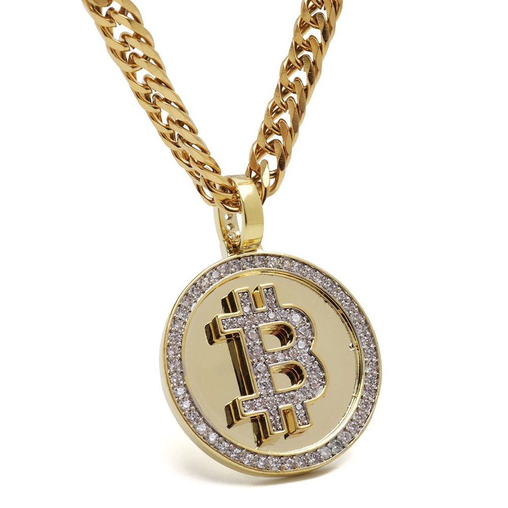 ステンレス ダブル喜平のBコインネックレス [nc093-n437] 8,217円