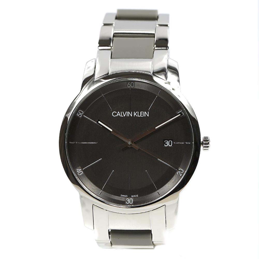 [アウトレット箱] カルバンクライン 腕時計 メンズ ck Calvin Klein CITY シティ スイス製 日付カレンダー ステンレスシリコンベルト K2G2G1P4