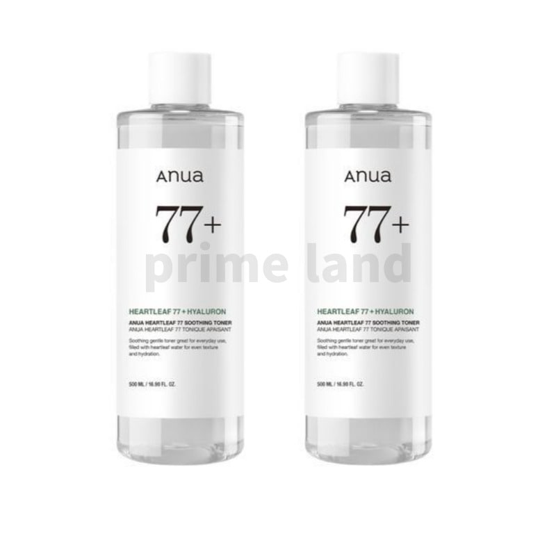 [1+1] ドクダミ77% スージングトナー 500ml 2個