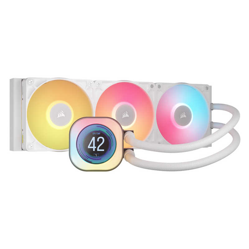 コルセア　CORSAIR　iCUE LINK TITAN 360 RX RGB LCD -White-　CW-9061026-WW