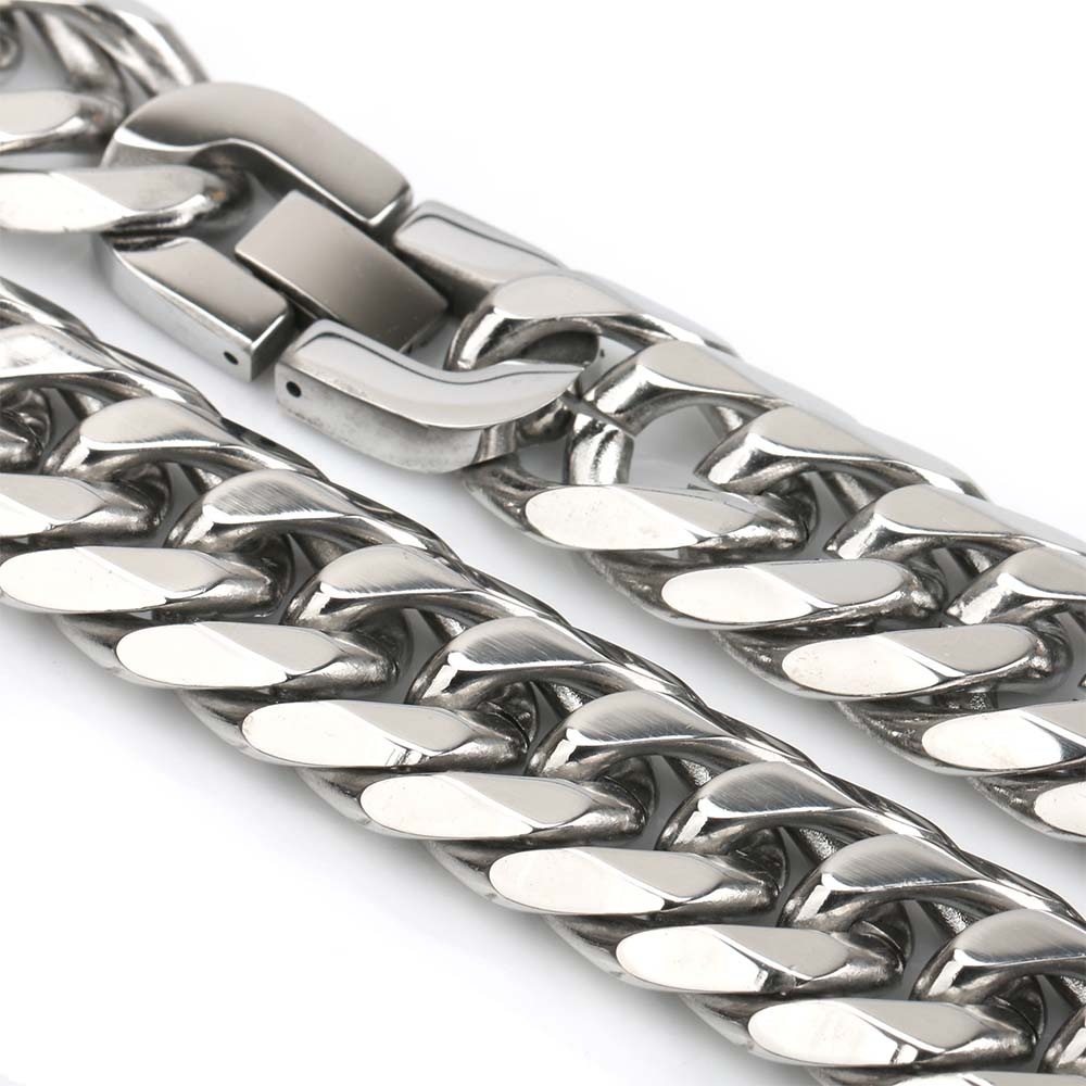 ダブル喜平チェーンネックレス 15mm [n348-s-15mm]