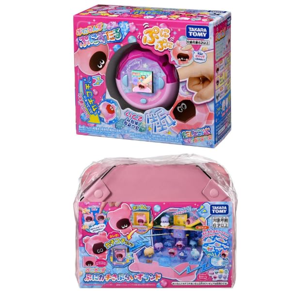 タカラトミー ( TAKARA TOMY ) ぷにるんず ぷにすたる クリアピンク ＋ ぷにるんず ぷにカチさぷらいずランド