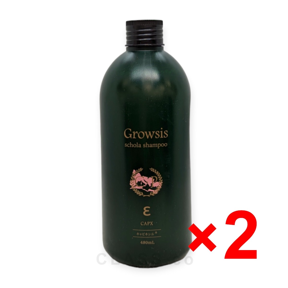 【送料無料】 コラボプロ／ グローシス スコラ シャンプー イプシロン 480ml 【2個セット】/ schola shampoo Epsilon　キャピキシル高濃度配合 （さ