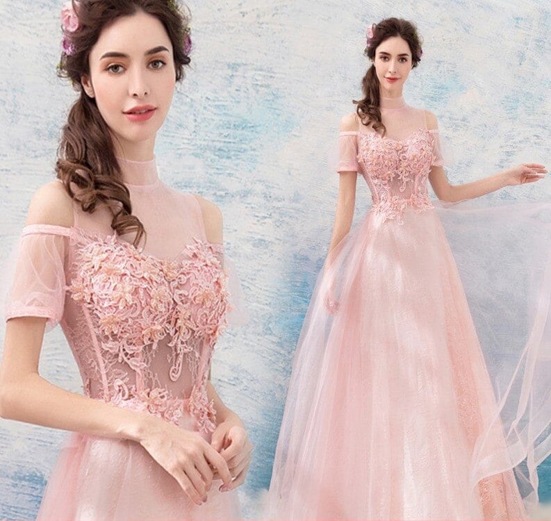 カラードレス ロング 演奏会 二次会 結婚式 パーティードレス 花嫁 ウェディングドレス カラードレ トレーン 代