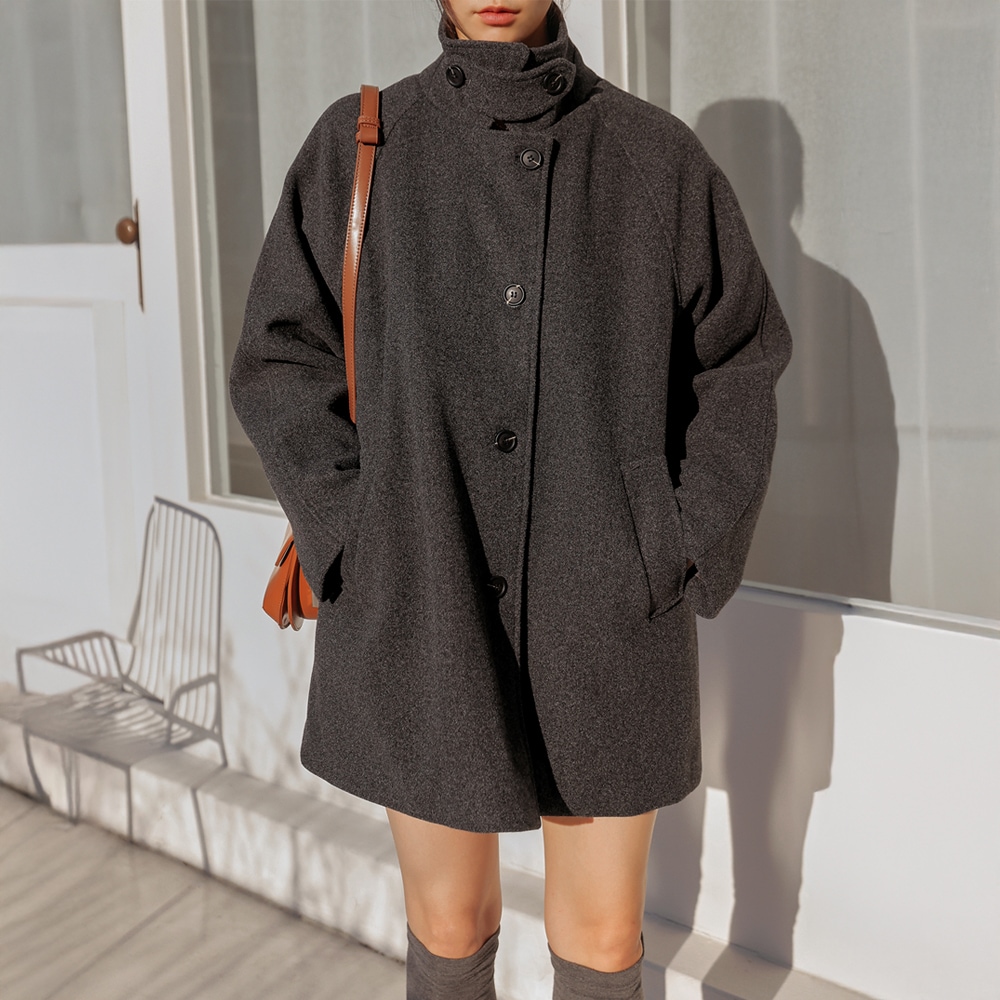 ヒレンズ バクシー ハイネック ハーフコート