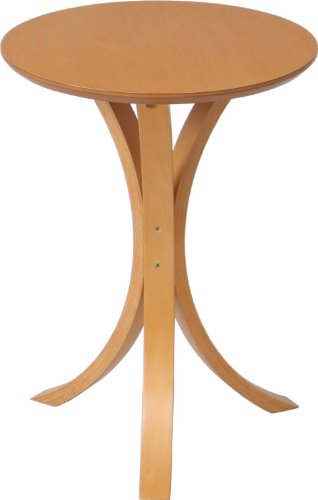 ディズニープリンセスのベビーグッズも大集合 不二貿易 サイドテーブル 丸 最高 幅40cm ナチュラル 天然木 79084