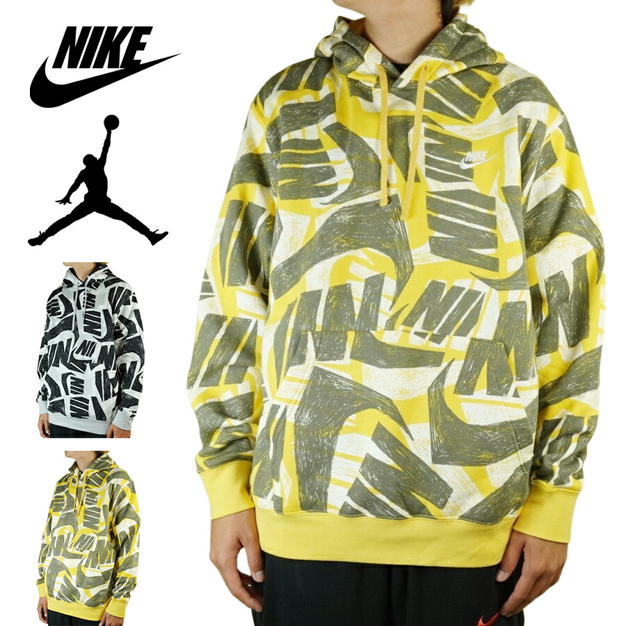 ナイキ NIKEメンズ パーカーDM1229 FUTURA CLUB ALLOVER PRINT PULLOVER HOODIEフューチュラ クラブ オールオーバー プ