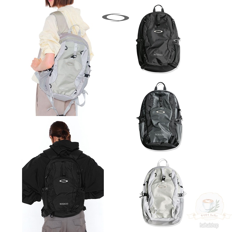 ☆NOIAGO☆ Nylon Daily Backpack Charcoal NOI1529 essential