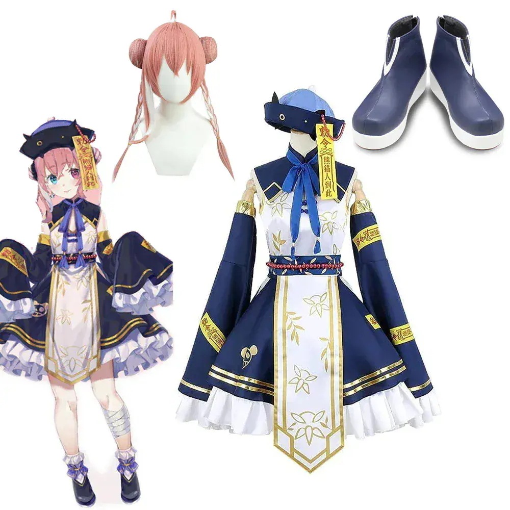 にじさんじ バーチャルYouTuber VTuber 笹木咲 コスプレ 衣装 ウィッグ 靴 追加可 ささきさく コスプレ衣装 ゴスロリキョンシー ゾンビ ハロウィン 忘年会 リスマス