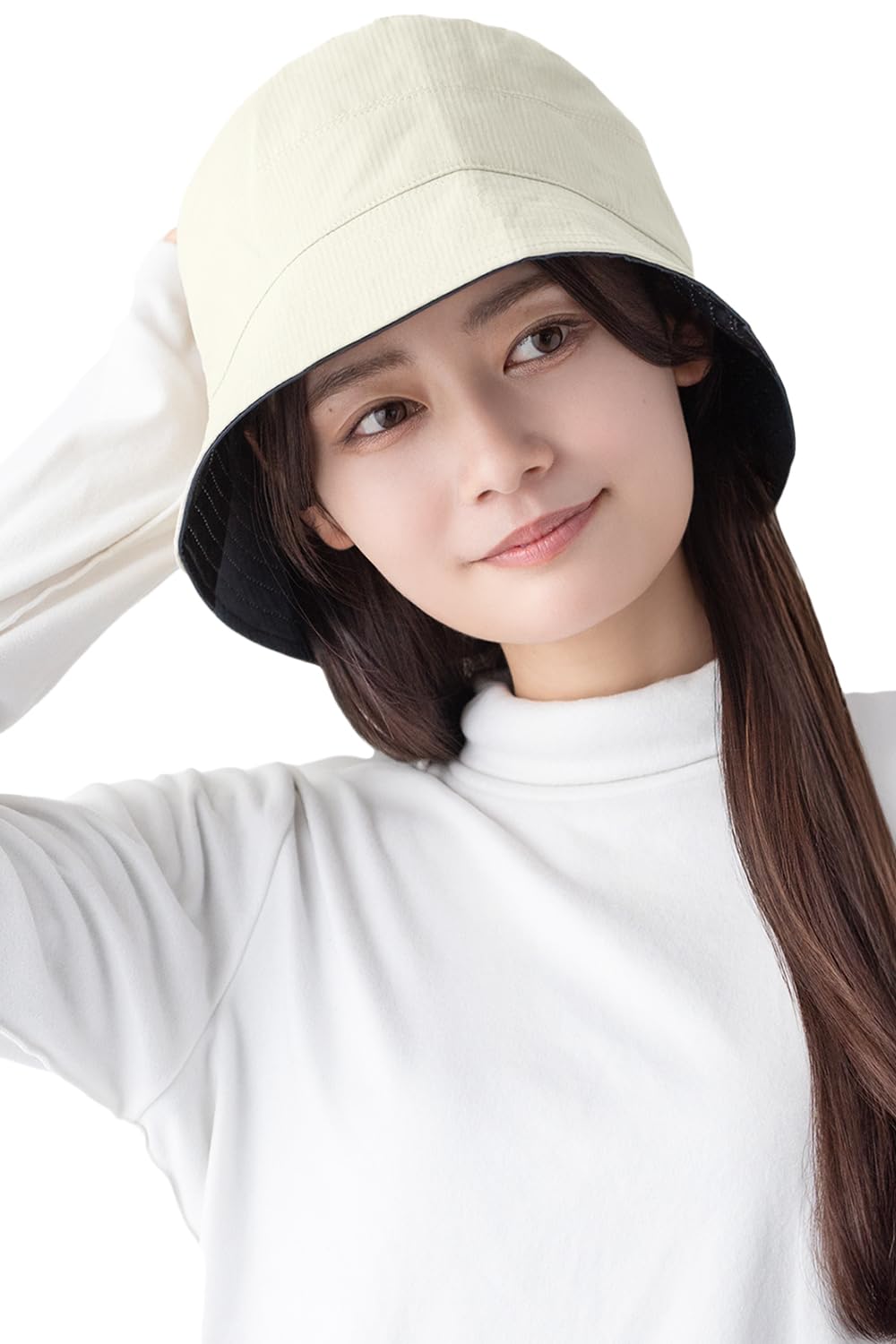 [COCOSILK] シルク100％ バケットハット レディース uvカット 紫外線対策 帽子 ヘアケア 頭皮ケア