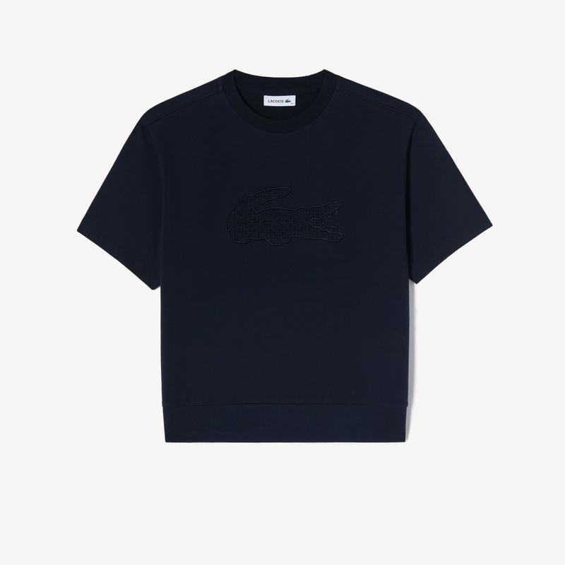 (女性)26SS レース クロック Tシャツ TF600E-56G 166 (ネイビー)