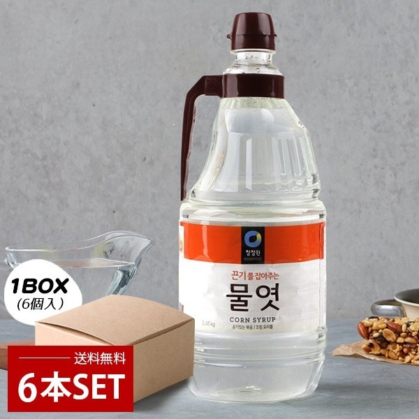 [清浄園] 水あめ 水飴 1BOX(2.45kg×６本) / 韓国調味料 韓国料理 韓国食材 6,703円