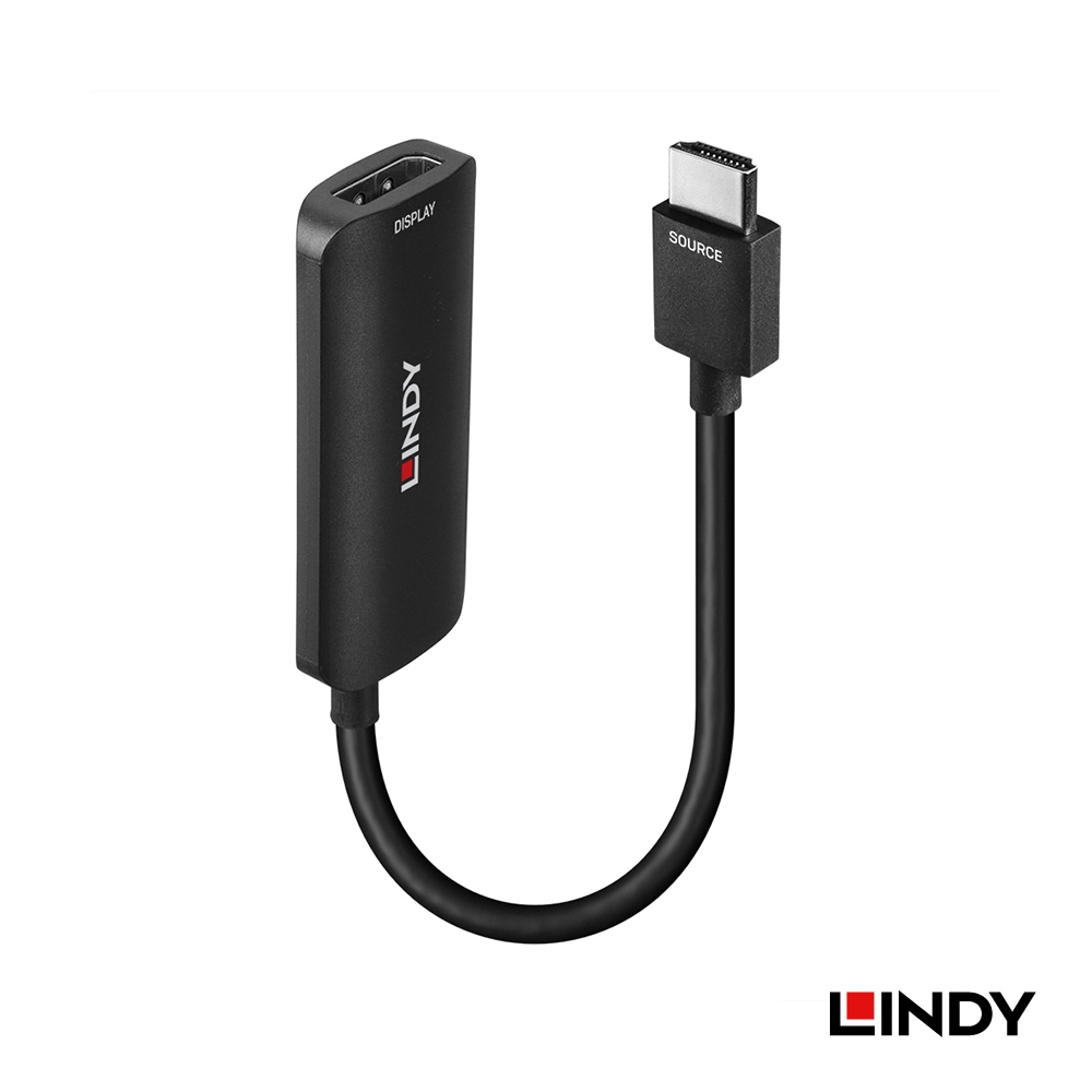 【38329】 LINDY HDMI 8K@60 to DisplayPort 1.4 変換アダプタ