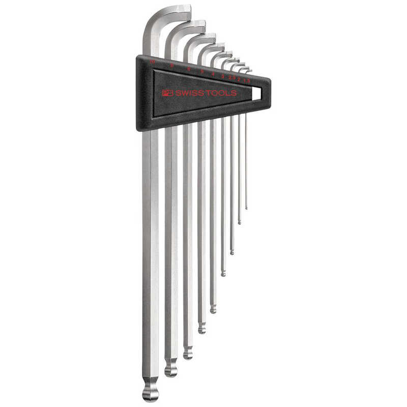 ピービースイスツールズ社　PBスイスツールズマルチアングル六角レンチセット 　2222LH-10CN