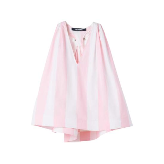 JACQUEMUS Women Tops TOW00115 AW00796 4LS PINK WHITE