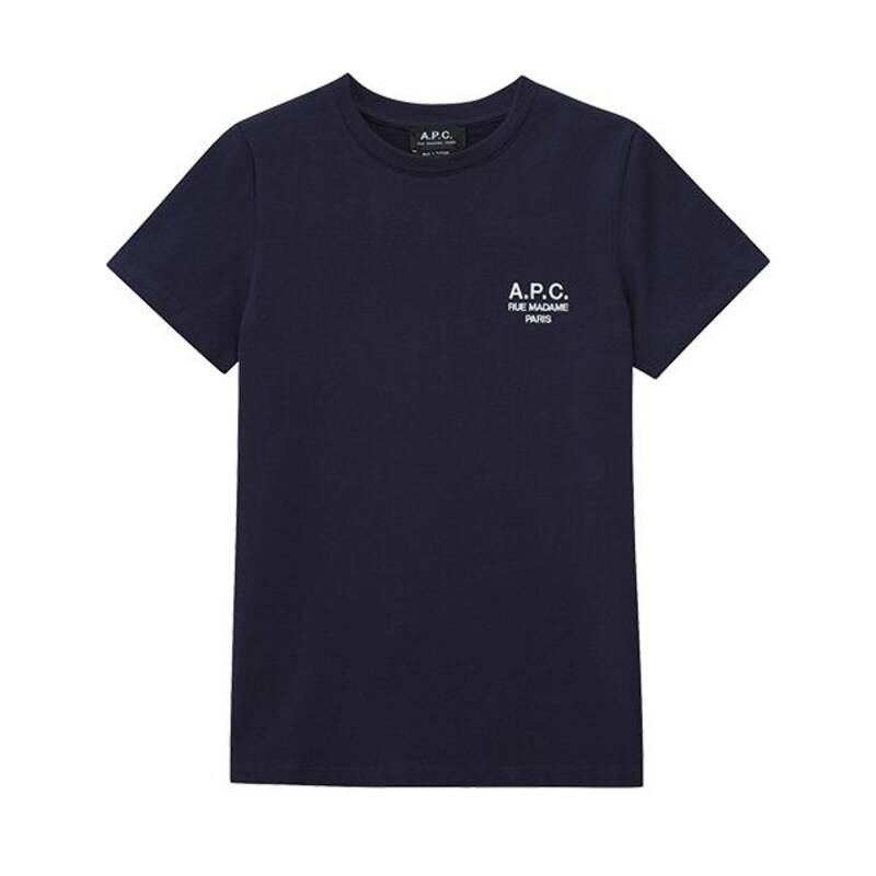 アペッセ APC COEZC F26842 IAK ダークネイビー レディース半袖Tシャツ