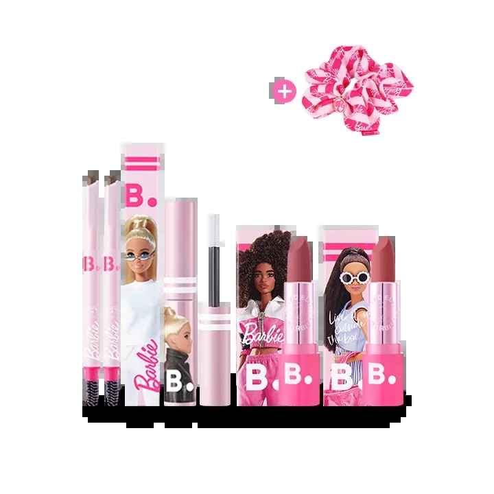 今月激安商品バービーリップ+アイメイクセット バービーのようにスタイリッシュにポイントメイクアップ完成流行っている