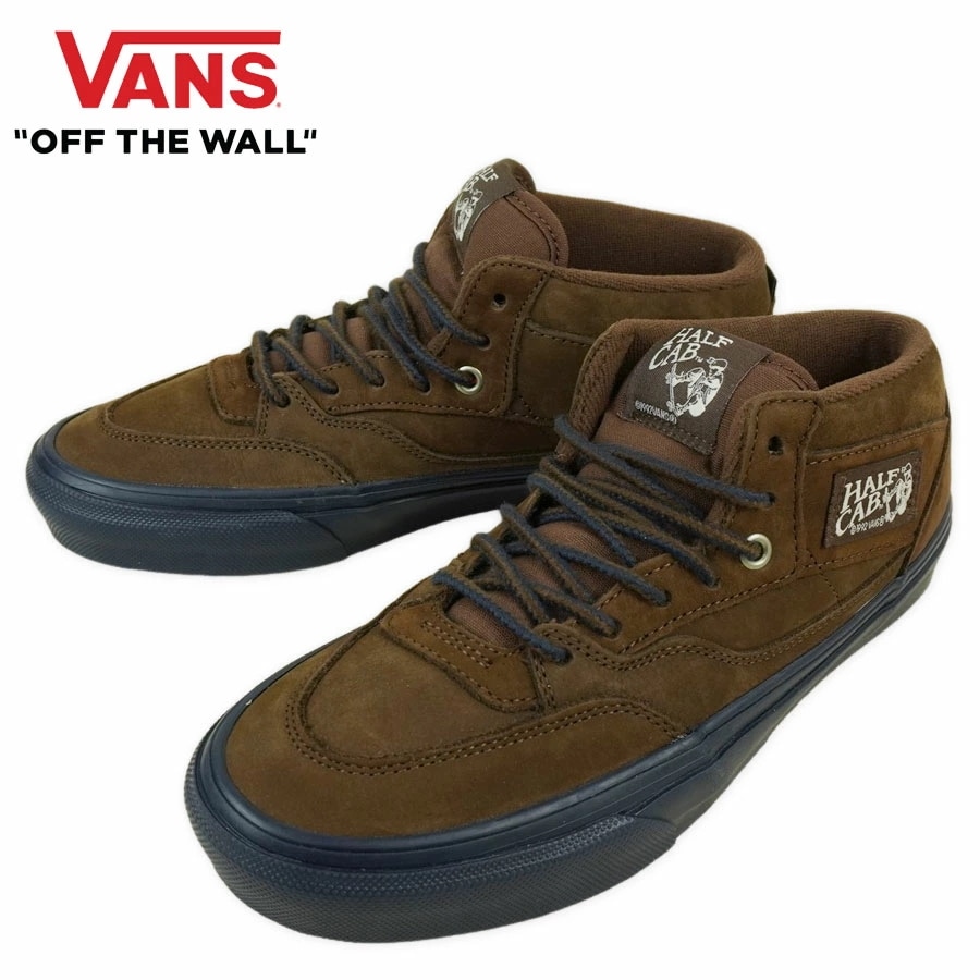 バンズ VANS ヴァンズ【箱無し】SKATE HALF CAB スケート ハーフ キャブNICK MICHEL BROWN/NAVY　ニック マイケル ブラウン/ネイ