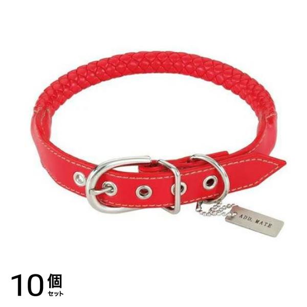 ペティオ アドメイト マニエラ カラー SS 超小型犬用首輪 レッド 1本入 (A56971) 10個セット
