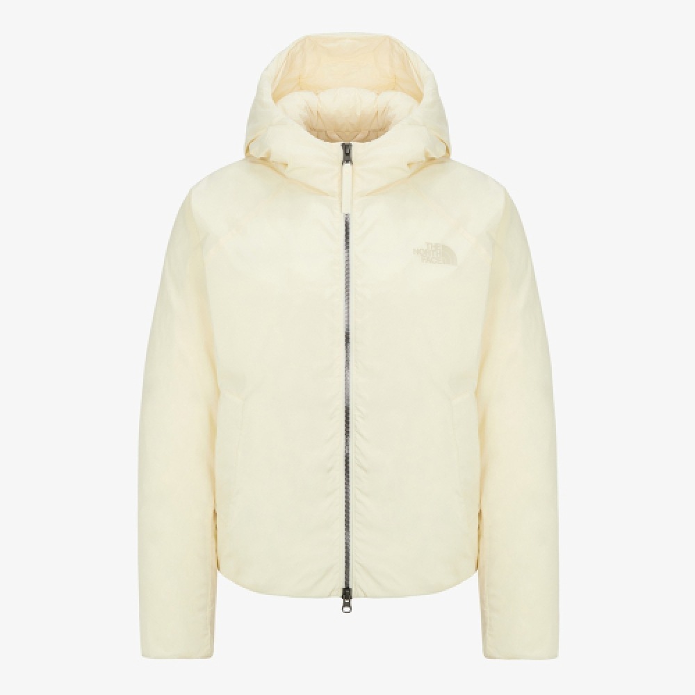 ザ・ノース・フェイス NJ1DQ32C 女性用アルバータ・レッドダウンジャケット_クリーム