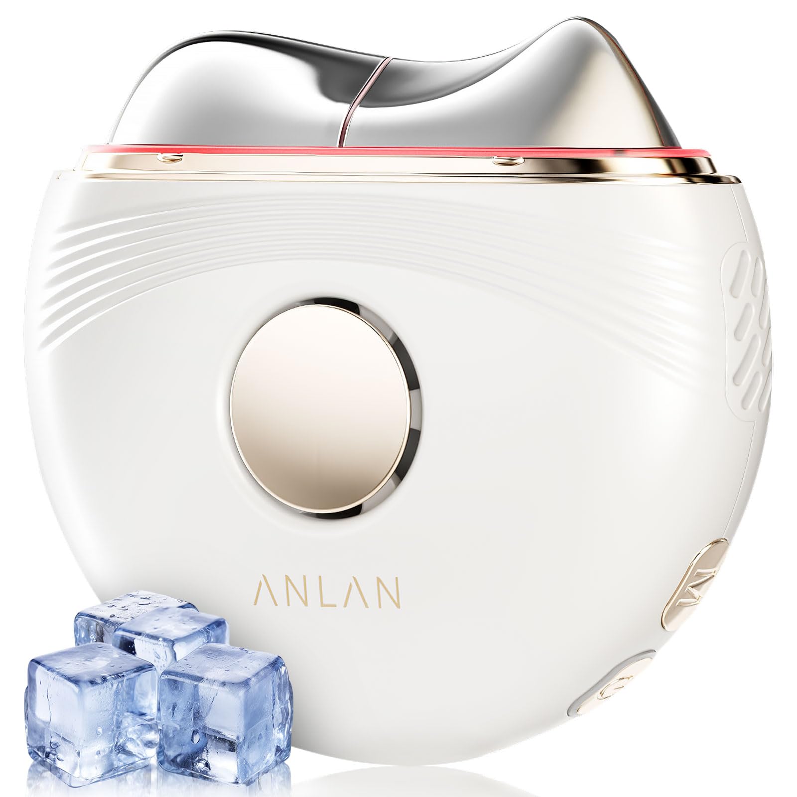 【TV紹介人気雑誌掲載】ANLAN 温冷リフトかっさ 美顔器 EMS カッサプレート 45度温感 冷却 リフト 3色フォトケア 振動浸透 全身適用 男女兼用 typeC充電式 3段階調整可能 母の日