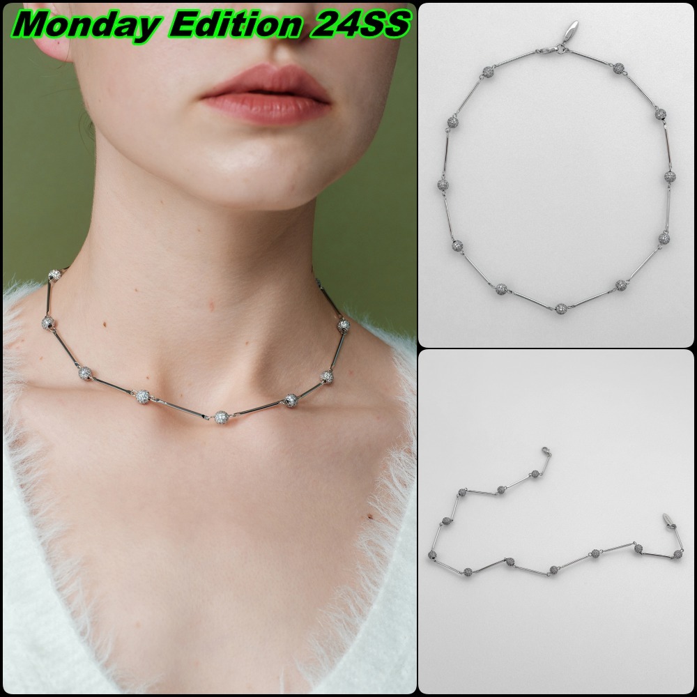【Monday Edition】24SS SHINY BALLS NECKLACE