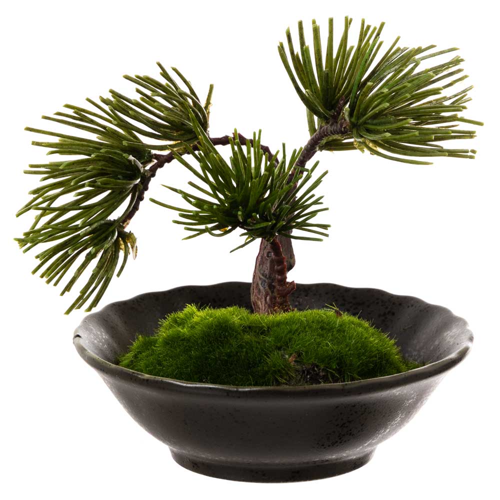 フェイクアート盆栽　然-ZEN-　寸-SUN-ミディアム02　本物を知る庭師職人がリアルな盆栽をイメージして作ったBONSAIモデル　日本的和風インテリア