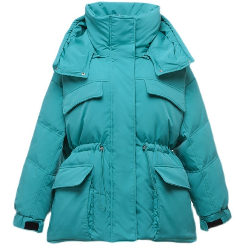 秋冬の厚手ダウンジャケット ゆったり暖かいダウンジャケット