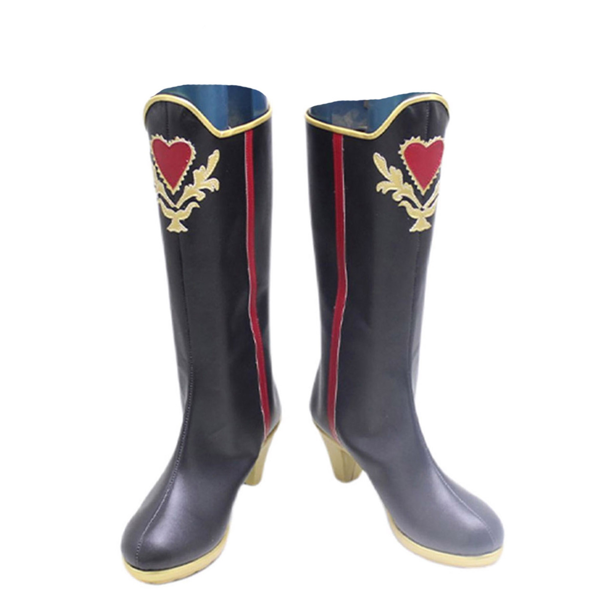 リドル・ローズハート マスカレードドレス ツイステッドワンダーランド ツイステ Riddle コスプレ 靴 ブーツ コスプレ靴 コスプレブーツ カスタマイズ可能 1010182