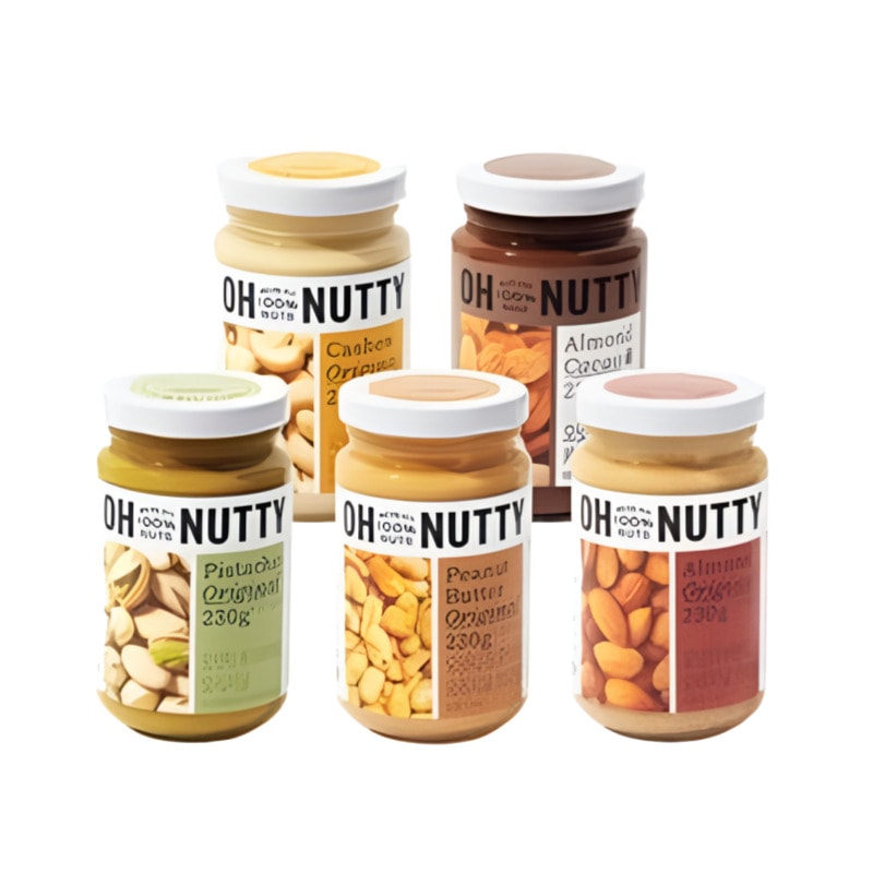 ユニバースセット（230g×5種）ナッツスプレッド詰め合わせバター無添加・砂糖不使用