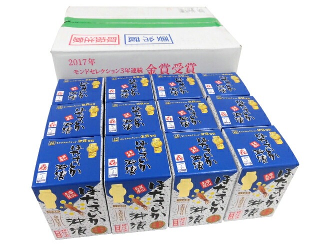 富山県 川村水産 =ほたるいか沖漬= 200g x12瓶入り 個別化粧箱入り