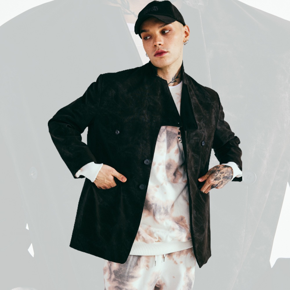 [UNISEX] [男女兼用] VINTAGE NUBUCK TAILOR JACKET OVERFIT ヴィンテージヌバック 仕立てアウター オーバーサイズ