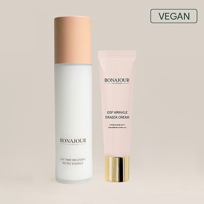 【EGFスキンケアセット】 EGF リンクル イレイザークリーム 30ml + EGF ファースト エッセンス 130ml / 化粧水 美容液 エイジングケア 保湿 弾力 アイクリーム