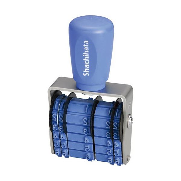 (まとめ) シヤチハタ 回転ゴム印 エルゴグリップ 欧文トビ日付 3号 ゴシック体 NFB-3G 1個 (×3セット)