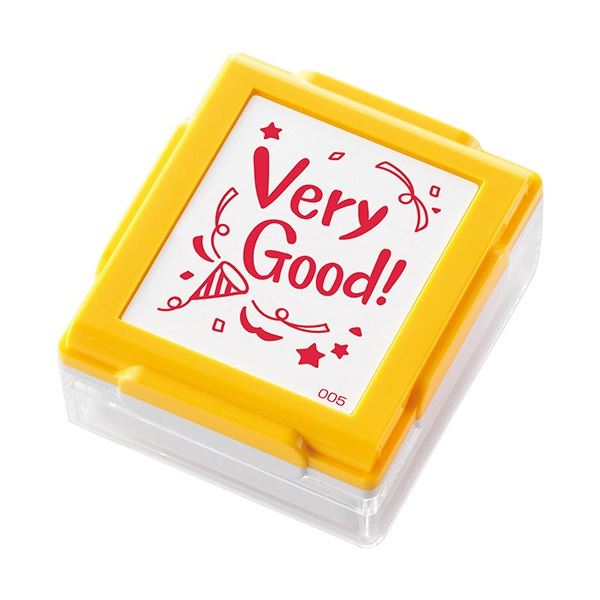 (まとめ) シヤチハタ いいね スタンプくん イエロー Very Good PEW-A1-R-05 1個 (×20セット)