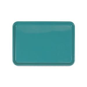 (40個セット) お盆 トレー 33cm ターコイズブルー 耐熱温度140度 耐冷温度-5度 電子レンジ可 防滑加工 ピノ 角 キッチン 来客