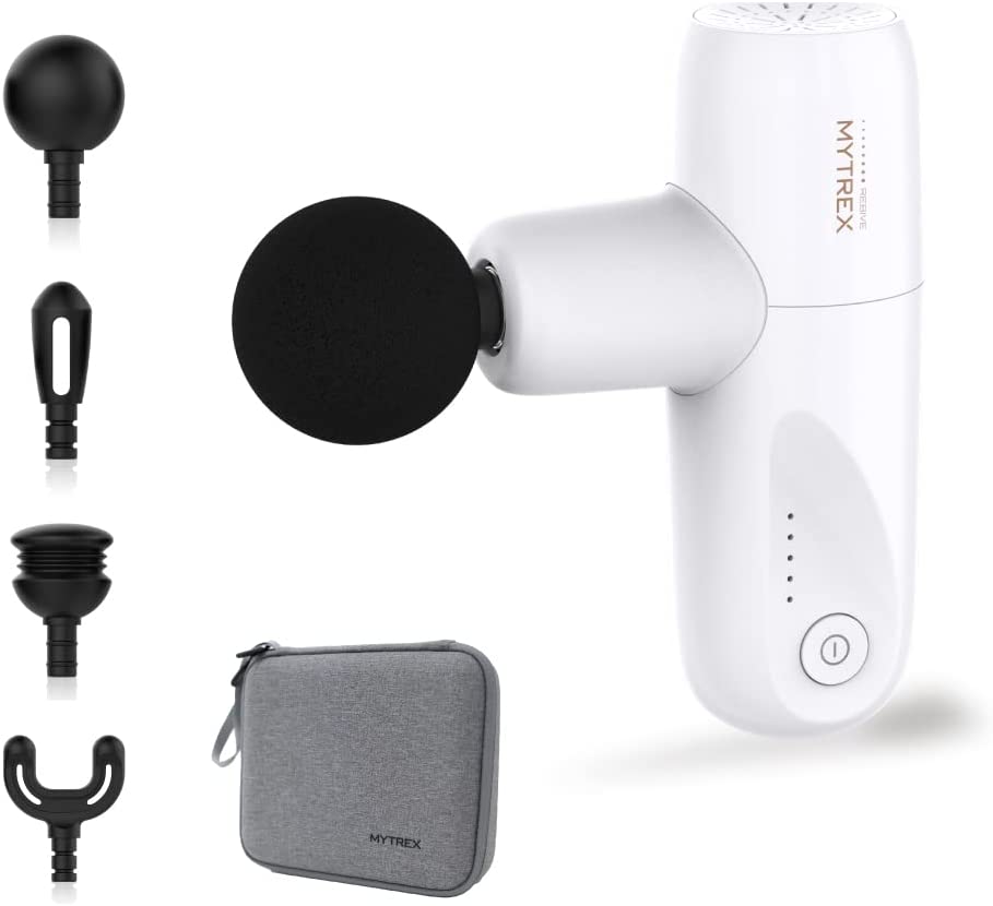マイトレックス リバイブ ミニ エックスエス(MYTREX REBIVE MINI XS) MT-RMXS21W ホワイト ハンディガン 振動マシーン 軽量265g フェイスモード 搭載