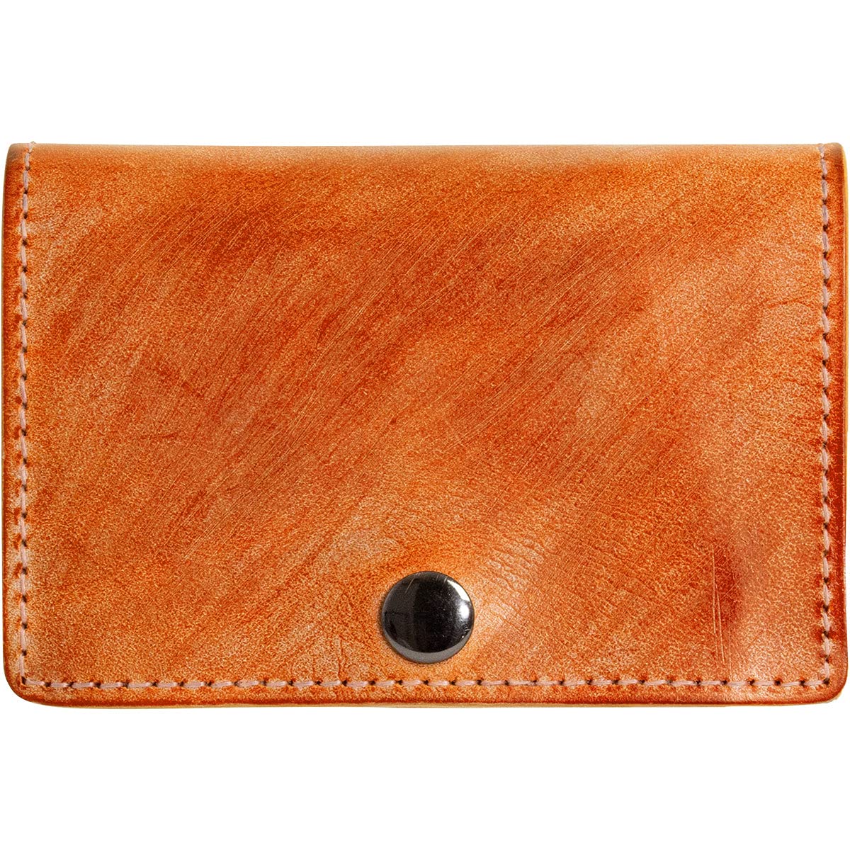 [Dom Teporna] ブライドルレザー 三つ折り財布 小さい ミニ財布 コンパクト 本革 ウォレット サイフ メンズ レディース ブラウン