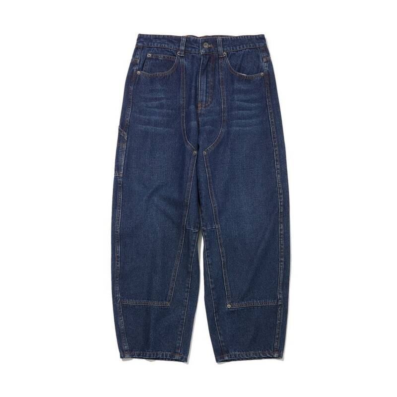 ペンフィールド PENFIELD デニム バレルフィット ダブルニーパンツ インディゴ FS1WP30U 481475