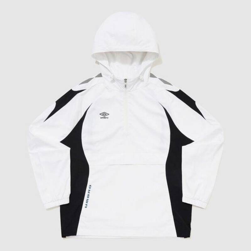 アンブロ UMBRO PTR ウーブン ウォームアップ フーディ アノラック UR121SWT38 WHT 197215