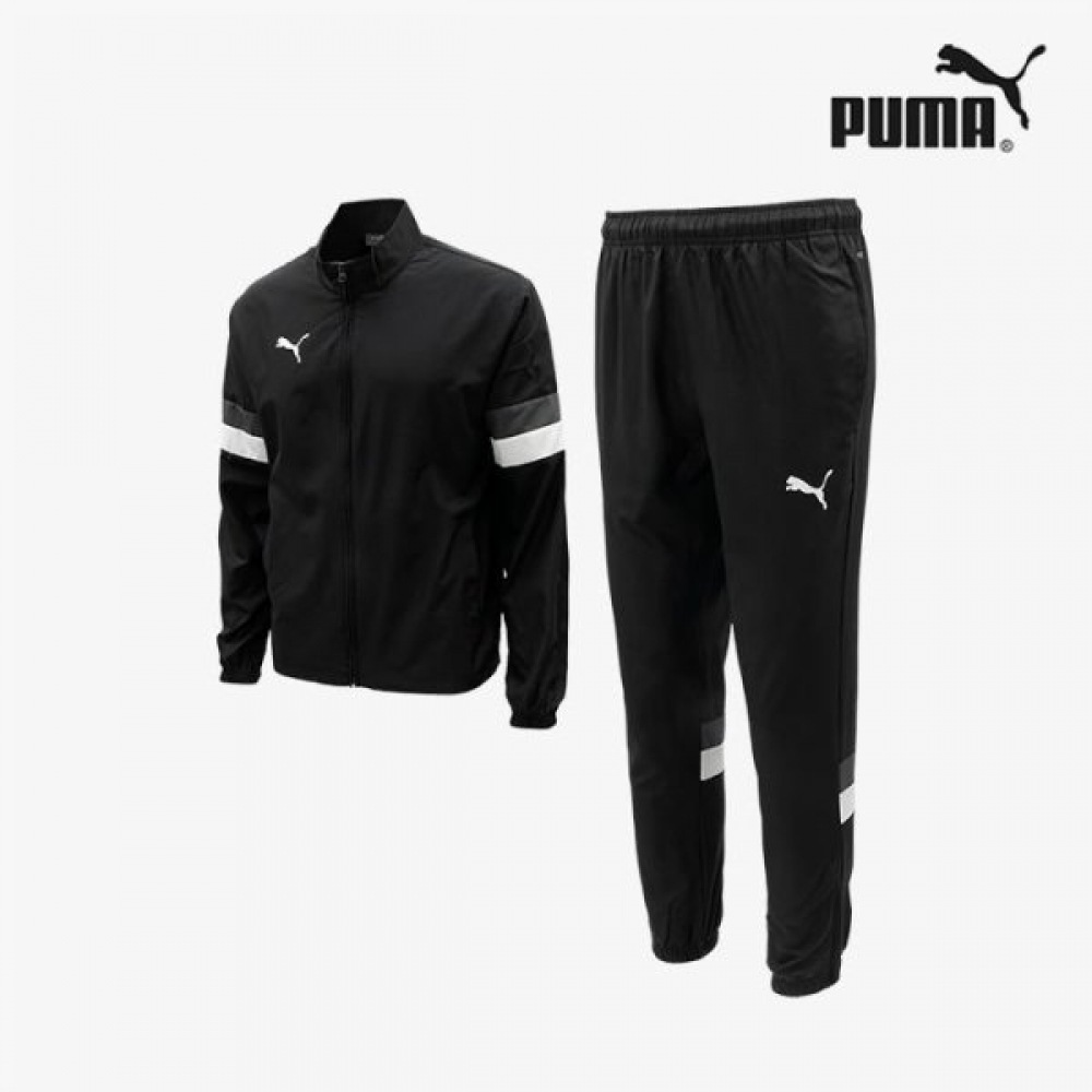 Puma Galleria Puma Teamrise ウーブンウィンドブレーカーロングパンツスウェットシャツセット