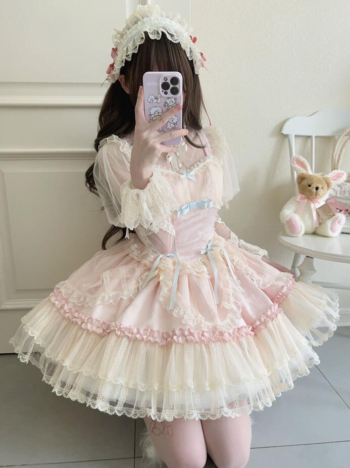 205【新作登場 最安値】 ロリータ ゴスロリ コスプレ メイド服 コスチューム 文化祭 学園祭 衣装 仮装 ハロウィン おすすめ 可愛い 長袖 ドレス　日常　写真　舞台　花嫁　洋服　新販