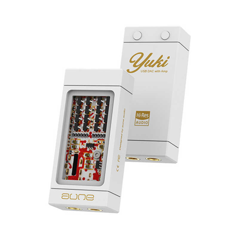 AUNEAUDIO　ポータブルヘッドホンアンプ [ハイレゾ対応 /DAC機能対応]　YUKI