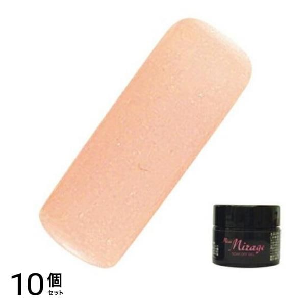 Miss Mirage(ミスミラージュ) ソークオフジェル パールオーロラ ピンクベージュ R3 5g 10個セット