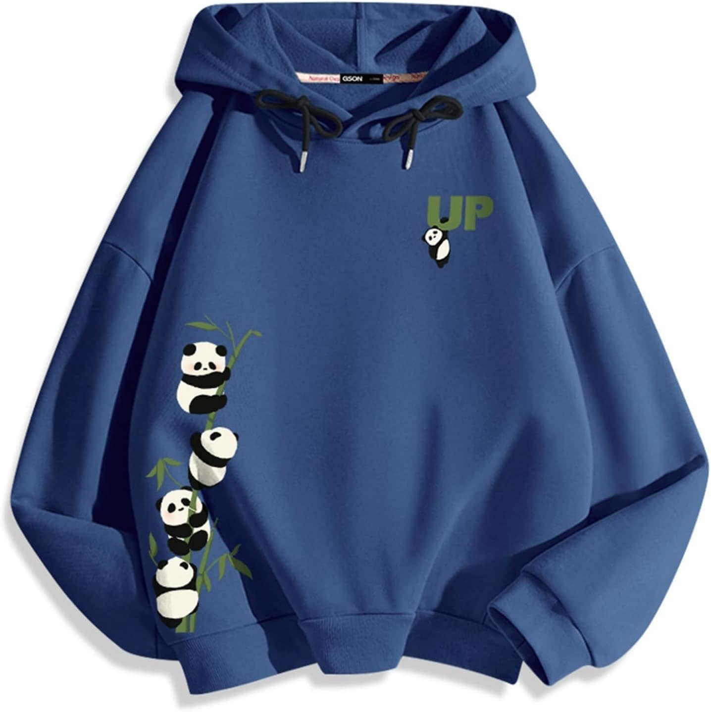 プルオーバー フード付き パーカー フードパーカー メンズ パンダ 獅子柄 プリント 春秋 長袖 かっこいい トレーナー 防寒 柔らかい オーバーサイズ 快適 通学 運動 アウトドア 贈り物 原宿系