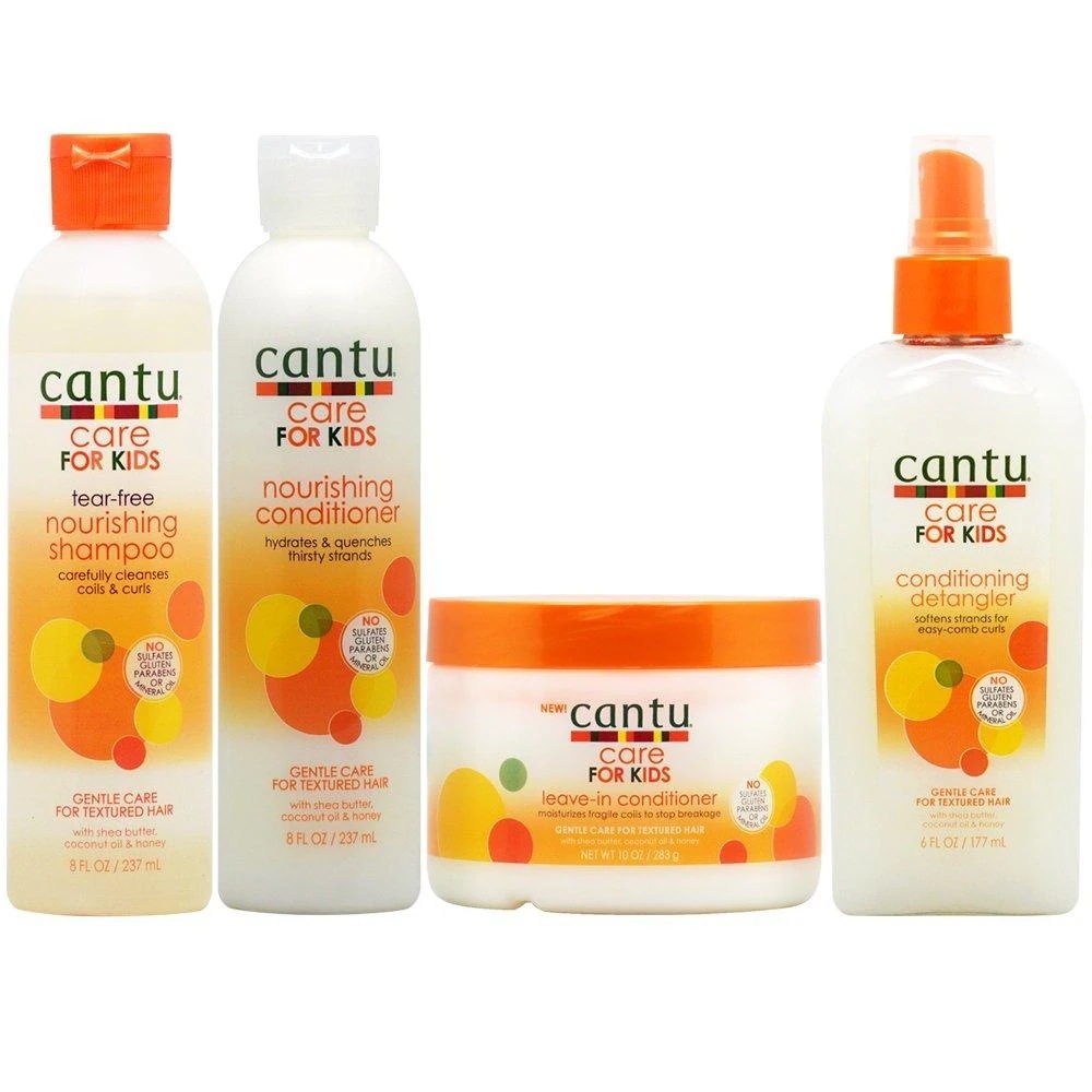 Cantu Care for Kids Shampoo + Conditioner + Leave
