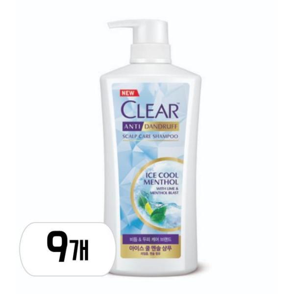 ユニリーバ クリア アイスクール メンソール シャンプー 650ml 9本 7,043円